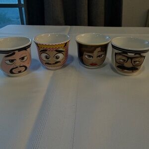 Nescafé Arabians Character Face Espresso Cup Set